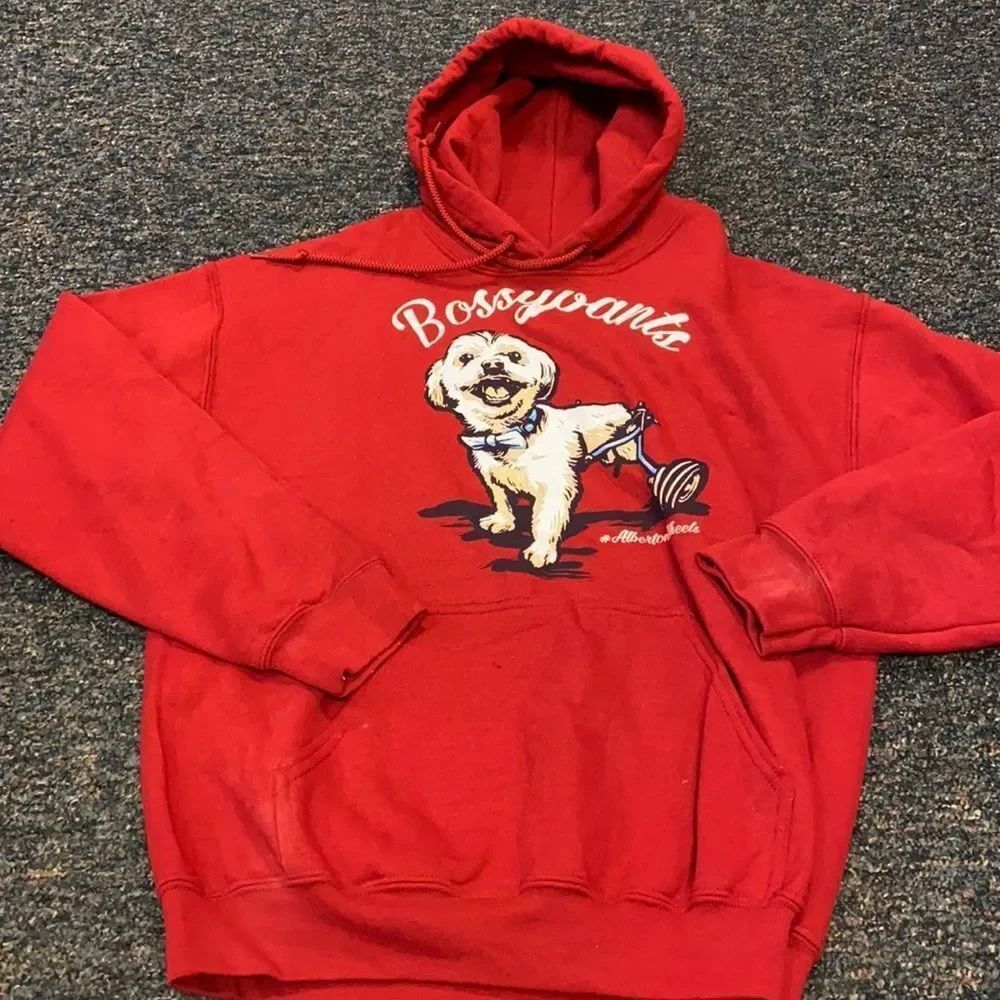 Gildan Red Hoodie sz. M